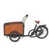 Weather-Resistant Electric Cargo Bicycle with Fully Enclosed Sunshade