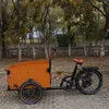 Customizable Electric Cargo Bike with Versatile Accessory Options