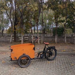 Customisable Cargo E Bike with All-Weather Protection and Safety Features