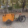 Eco-Conscious Electric Cargo Bike for Family Outdoor Fun